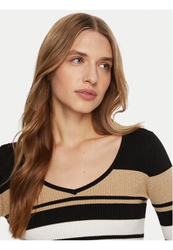 Guess Sweter W5RR22 Z2Y72 Kolorowy Regular Fit. Materiał: wiskoza. Wzór: kolorowy