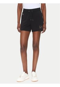EA7 Emporio Armani Szorty sportowe 7W000269 AF12482 UC001 Czarny Regular Fit. Kolor: czarny. Materiał: syntetyk