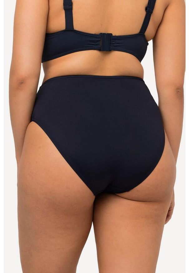 ULLA POPKEN - Damskie Figi od bikini możliwość różnych kombinacji UPF 20+. Kolekcja: plus size. Kolor: niebieski. Materiał: elastan, poliamid, materiał