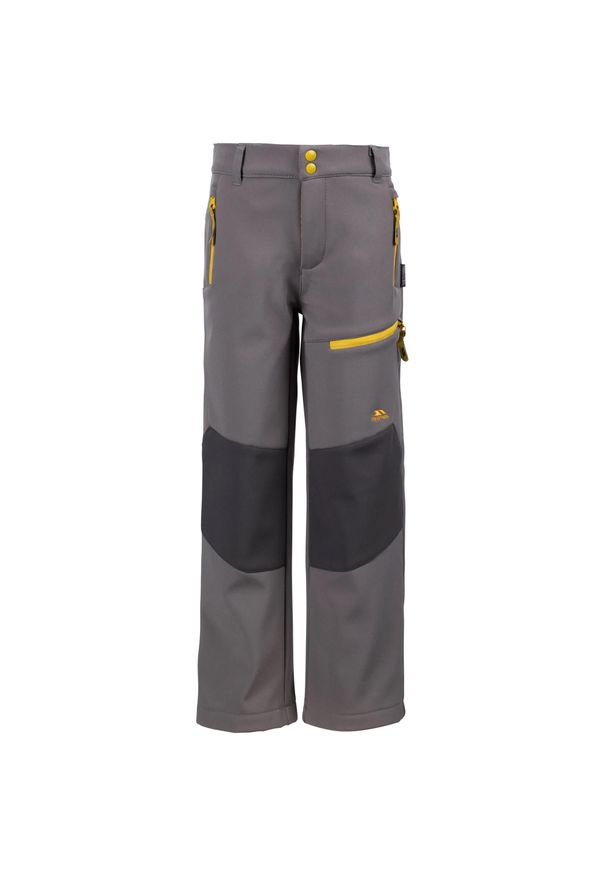 TRESPASS - Spodnie Dziecięce Hurry Hiking. Kolor: szary, wielokolorowy, żółty. Sezon: lato. Sport: turystyka piesza