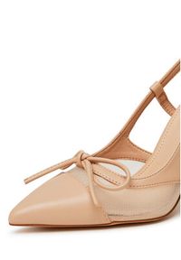 DeeZee Szpilki AU-8268-10 Beżowy. Kolor: beżowy. Materiał: skóra. Obcas: na szpilce #5