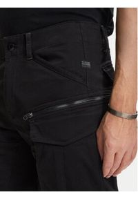 G-Star RAW - G-Star Raw Szorty materiałowe Rovic Zip D26214-5126 Czarny Relaxed Fit. Kolor: czarny. Materiał: bawełna #5