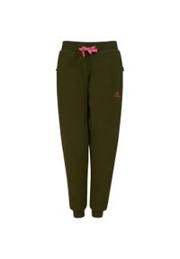 NAVITAS - Spodnie damskie Navitas Lily Sherpa Jogger. Kolor: zielony