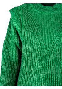 Silvian Heach Sweter | PGA22137LU | Kobieta | Zielony. Kolor: zielony. Materiał: bawełna, nylon, akryl. Wzór: ze splotem, aplikacja