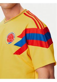 Adidas - adidas Koszulka techniczna Colombia Away Jersey 1990 JN3713 Żółty Regular Fit. Kolor: żółty. Materiał: bawełna #2