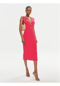Rinascimento Sukienka koktajlowa CFC0118264003 Różowy Slim Fit. Kolor: różowy. Materiał: syntetyk. Styl: wizytowy