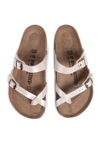 Birkenstock Japonki Mayari 0071661 Beżowy. Kolor: beżowy. Materiał: skóra