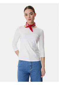 Weekend Max Mara Bluzka Multia 2615971011 Biały Regular Fit. Kolor: biały. Materiał: bawełna #1