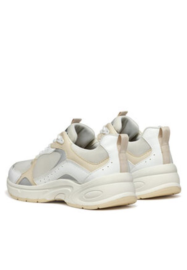 Geox Sneakersy D Zarvia D55YLA 01454 C1Z1S Biały. Kolor: biały. Materiał: materiał