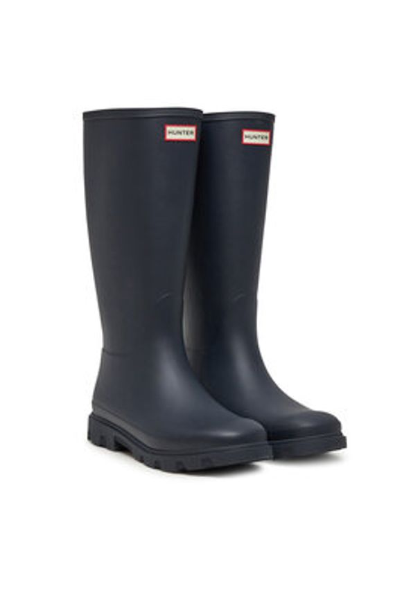 Hunter Kalosze Downpour Tall HFRM0001251 Granatowy. Kolor: niebieski. Materiał: guma