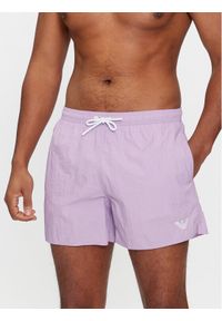 Emporio Armani Underwear Szorty kąpielowe 211756 4R422 08990 Fioletowy Regular Fit. Kolor: fioletowy. Materiał: syntetyk