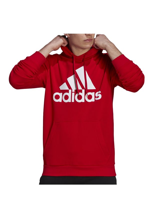 Adidas - adidas Essentials Fleece Big Logo Hoodie > GM6968. Typ kołnierza: kaptur. Materiał: poliester, bawełna, wiskoza. Wzór: aplikacja. Styl: klasyczny