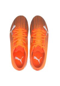Buty piłkarskie Puma Ultra 1.1 Fg Ag Jr 106097 01 wielokolorowe pomarańczowe. Kolor: wielokolorowy. Materiał: syntetyk. Sport: piłka nożna #6