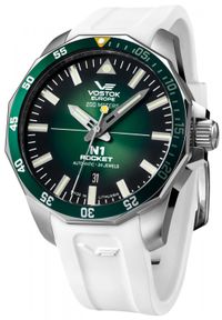 Zegarek męski Vostok Europe NH35A-225A710SW biały. Kolor: biały #1