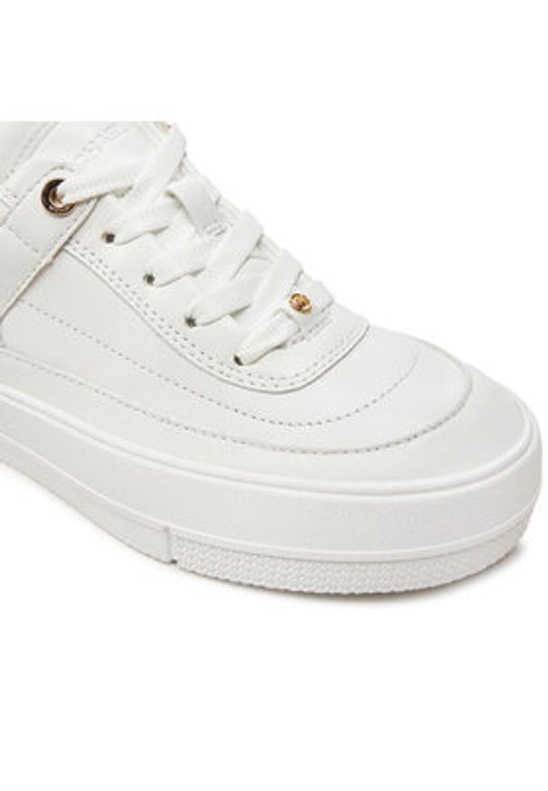 MICHAEL Michael Kors Sneakersy Aurora Lace Up 43T4AUFS1L Biały. Kolor: biały. Materiał: skóra