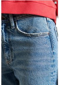 Spodnie turystyczne damskie Superdry. Kolor: niebieski. Materiał: elastan, bawełna. Sport: turystyka piesza