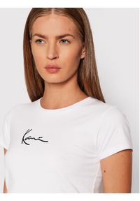 Karl Kani T-Shirt Small Signature 6138529 Biały Regular Fit. Kolor: biały. Materiał: bawełna