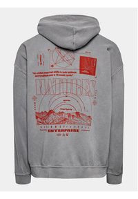 BDG Urban Outfitters Bluza Grey Natures Hood 77173722 Szary Baggy Fit. Kolor: szary. Materiał: bawełna #3