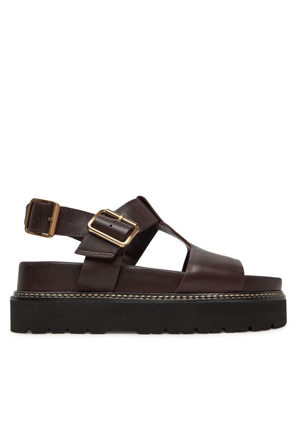 Sandały Clarks. Kolor: czerwony