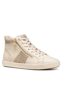 Geox Sneakersy D Blomiee D366HD 05422 C5V5A Beżowy. Kolor: beżowy. Materiał: skóra #3