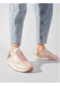 Pepe Jeans Sneakersy London W Part PLS31465 Różowy. Kolor: różowy. Materiał: skóra