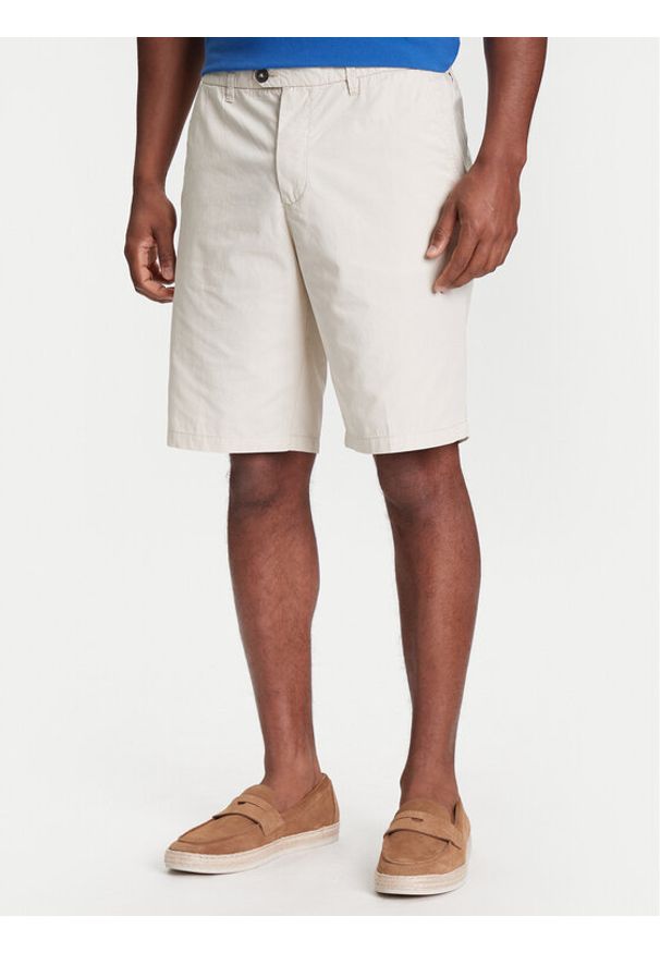 United Colors of Benetton - United Colors Of Benetton Szorty materiałowe 4W3LU9014 Beżowy Regular Fit. Kolor: beżowy. Materiał: bawełna