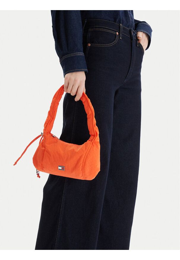 Tommy Jeans Torebka Tjw Casual Shoulder Bag AW0AW18068 Pomarańczowy. Kolor: pomarańczowy. Styl: casual