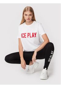 Ice Play T-Shirt 22I U2M0 F021 P400 1101 Biały Relaxed Fit. Kolor: biały. Materiał: bawełna #5