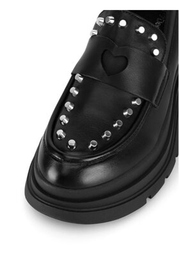 DeeZee Loafersy 20253-5 Czarny. Kolor: czarny. Materiał: materiał, syntetyk