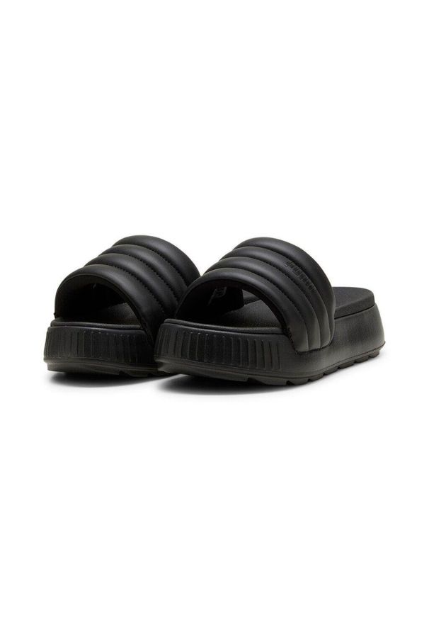 Puma Klapki Karmen Slide Puffy 39539901. Kolor: czarny. Materiał: syntetyk, materiał