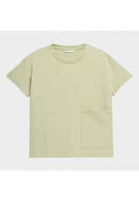 outhorn - T-shirt oversize damski. Okazja: na co dzień. Materiał: jersey, bawełna. Styl: casual #2