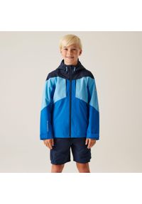 Regatta - Dziecięca kurtka Highton VI Waterpoof. Kolor: turkusowy, niebieski, wielokolorowy. Materiał: poliester, tkanina #1