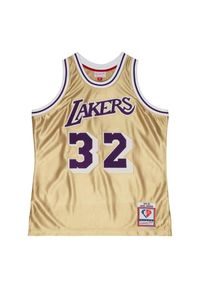 Mitchell & Ness - Koszulka Nba Los Angeles Lakers Magic Johnson. Kolor: żółty. Sport: koszykówka #1