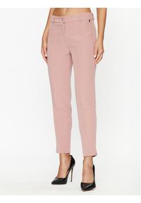 Maryley Spodnie materiałowe 23IB52Z/41CA Różowy Regular Fit. Kolor: różowy. Materiał: materiał, syntetyk #1