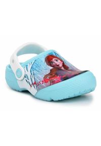 Buty do chodzenia niemowlęce Crocs Disney Frozen 2. Kolor: wielokolorowy. Materiał: syntetyk, materiał. Wzór: motyw z bajki