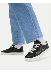 Versace Jeans Couture Sneakersy 80VA3SKL ZPB77 G89 Czarny. Kolor: czarny. Materiał: skóra #3