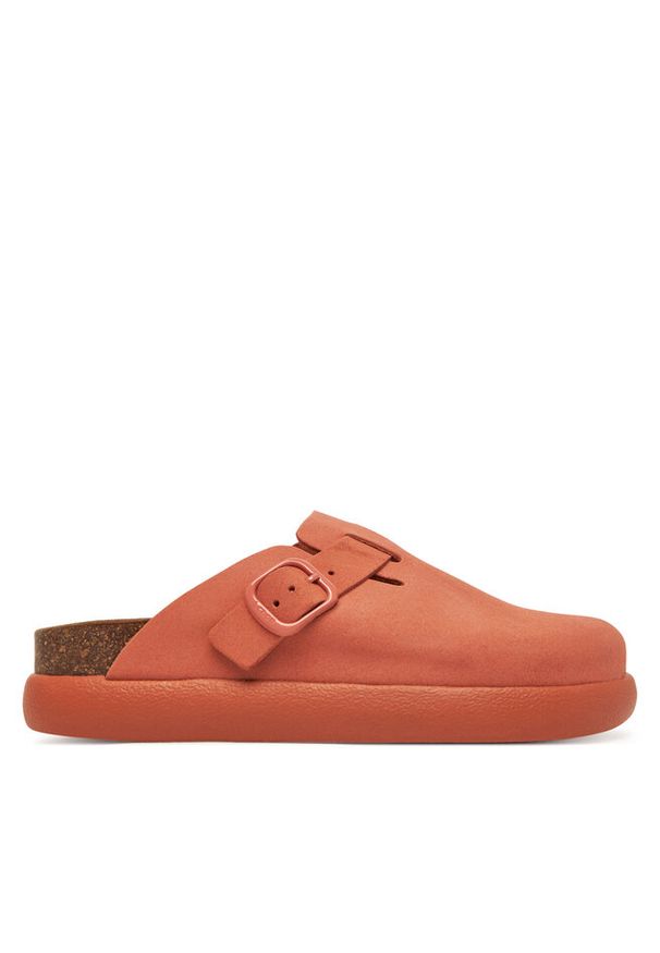 Klapki Scholl. Kolor: pomarańczowy