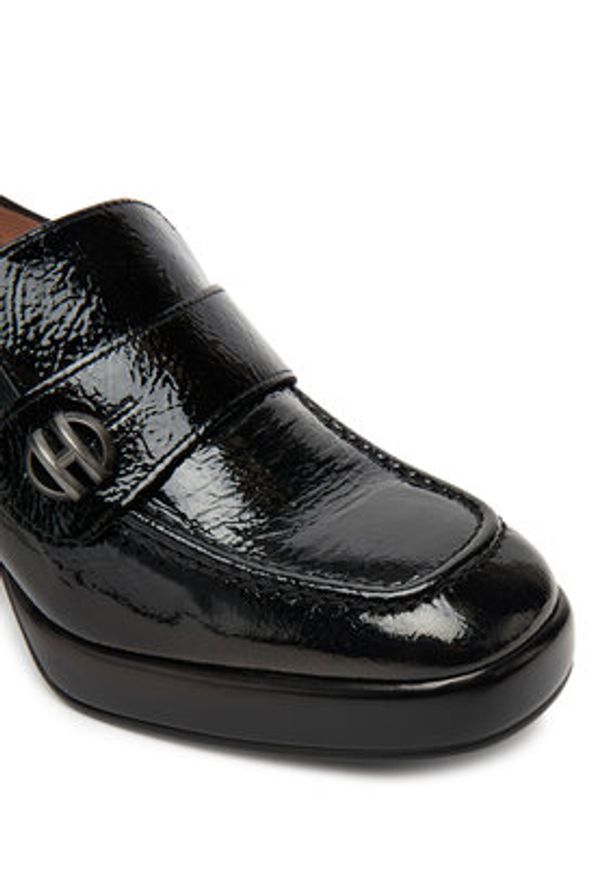 Hispanitas Półbuty HI254229 Czarny. Kolor: czarny. Materiał: skóra