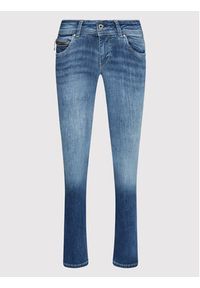 Pepe Jeans Jeansy New Brooke PL204165 Granatowy Slim Fit. Kolor: niebieski #5