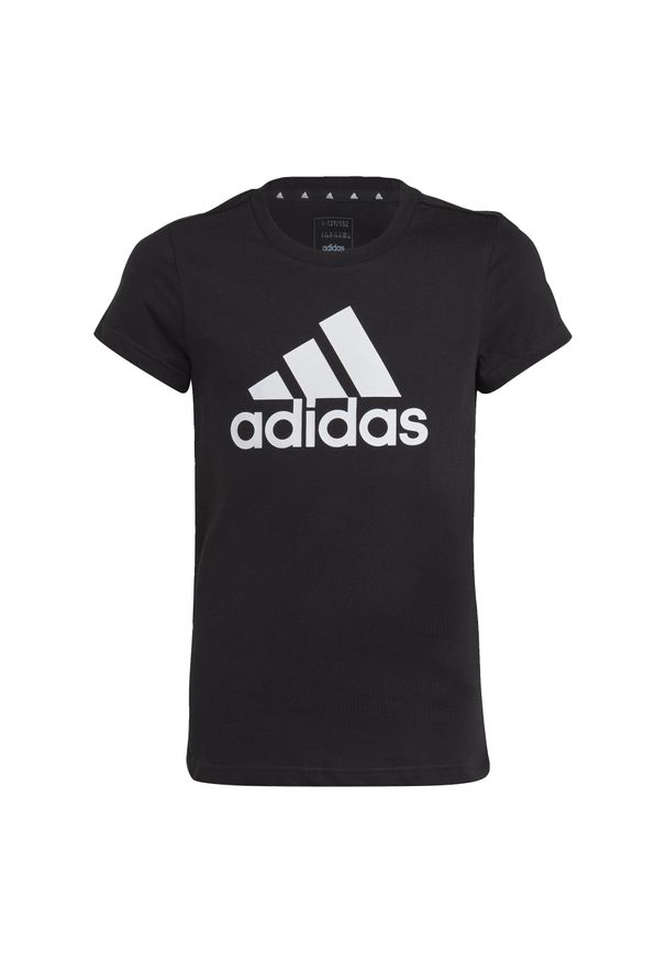 Adidas - Essentials Big Logo Cotton Tee. Kolor: biały, wielokolorowy, czarny