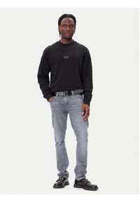 Hugo - HUGO Bluza Delastcrew 50546672 Czarny Relaxed Fit. Kolor: czarny. Materiał: bawełna #4