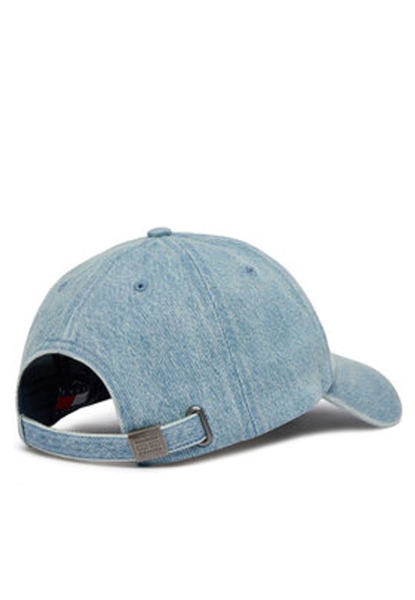Tommy Jeans Czapka z daszkiem Tjm Heritage Denim Cap AM0AM14204 Niebieski. Kolor: niebieski. Materiał: bawełna