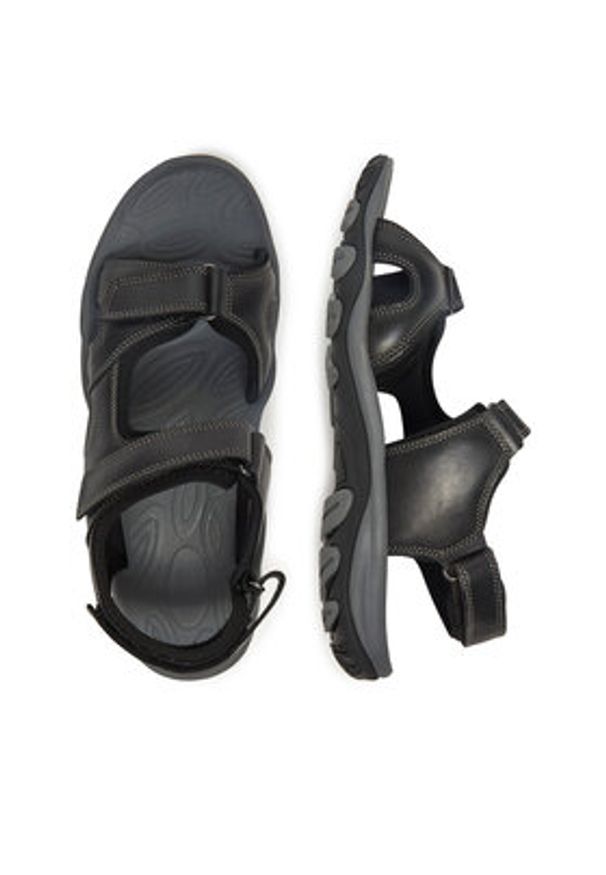 Lasocki Sandały RIKO-02 MB Czarny. Kolor: czarny. Materiał: skóra