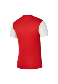 Nike - Męska Koszulka Tiempo Premier II. Kolor: czerwony. Sport: turystyka piesza