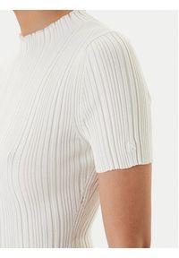 Hugo - HUGO Sweter Sarphapilk 50542598 Beżowy Slim Fit. Kolor: beżowy. Materiał: wiskoza #3