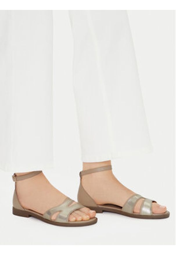 Lasocki Sandały WI23-FOXI-89 Beżowy. Kolor: beżowy. Materiał: skóra