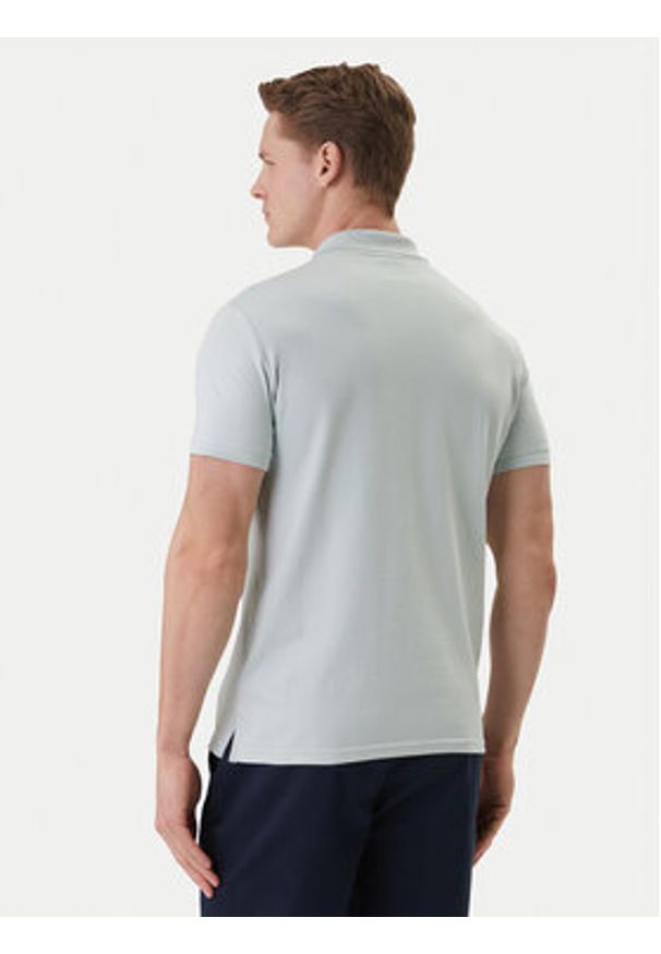 Calvin Klein Polo LV04LC254G Zielony Slim Fit. Typ kołnierza: polo. Kolor: zielony. Materiał: bawełna