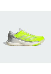 Adidas - Buty Crazyquick Lightstrike Padel. Zapięcie: zamek. Kolor: szary, wielokolorowy, żółty. Sport: tenis