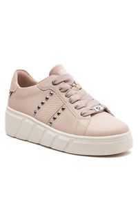 Rieker Sneakersy W0506-31 Różowy. Kolor: różowy
