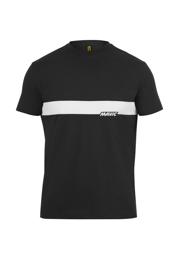 MAVIC - Koszulka Mavic Corporate Stripe. Kolor: czarny. Sport: kolarstwo